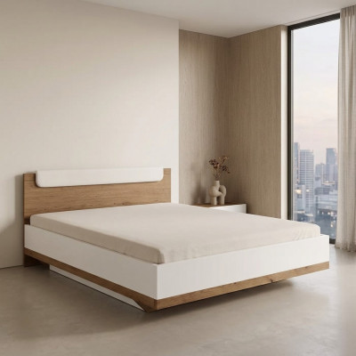 Bett Këssen Design Luxusmiwwelen Duebel Hotel Better wäiss Luxus