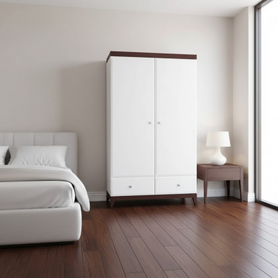 Kleederschaaf Schlofzëmmer Schaf Wäiss Modern Holz Luxus Schranken