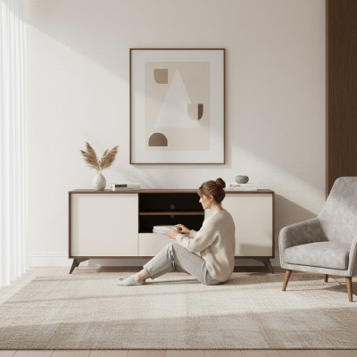 Design Wandkabinett Regal Stuff Fernsehstänner Holz Wand Regaler