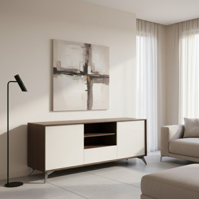 Design Wandkabinett Regal Stuff Fernsehstänner Holz Wand Regaler