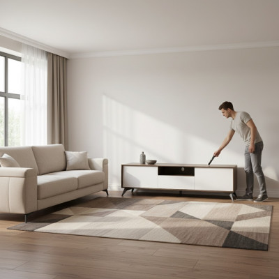 TV-Stänn Lowboard Wunnwand Modern Design Sideboard Holz