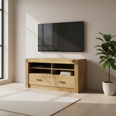 TV Schaf Luxury Fernsehstänner Kommode Säitbriet Wunnmauer Holz