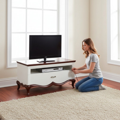 TV-Stänner RTV-Lowboard Sideboard Holz Modern Wunnzëmmer Miwwelen