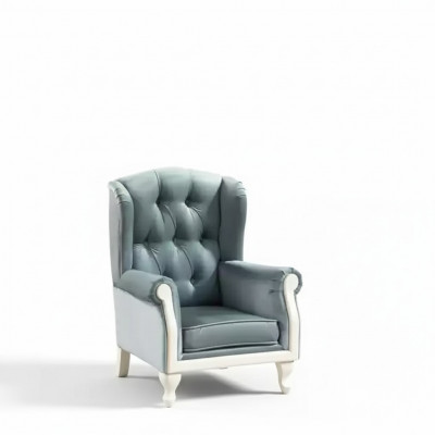 Kanner Still mëll Designer Lehn Stull Polster Canapé 1 Sëtz