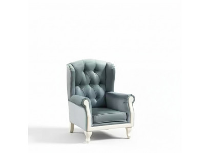 Kanner Still mëll Designer Lehn Stull Polster Canapé 1 Sëtz