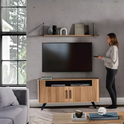TV-Ständer Wunnzëmmer-Schränk Miwwel rtv Sideboard Holz Wunnzëmmer-Schranken Holz