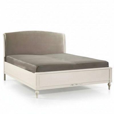 Bett Modernen Design Luxus Polster Bettstoff Bett am Schlofzëmmer