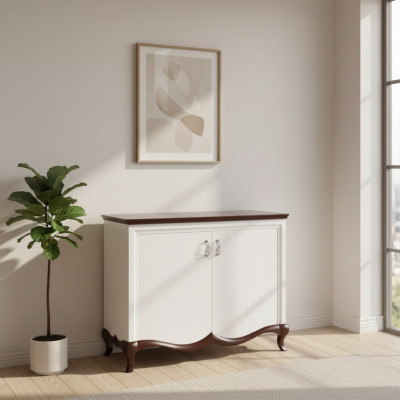 Luxus Schlofkummer Kommode mat Holzschafdesign Miwwelen Holz