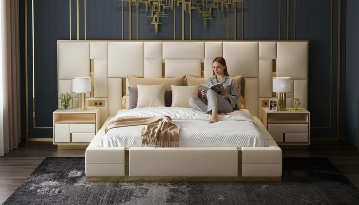 Komplett Schlofkummer Miwwel Set 3 Stéck Design Miwwel Nuetsdëscher Better