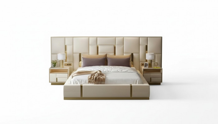 Komplett Schlofkummer Miwwel Set 3 Stéck Design Miwwel Nuetsdëscher Better