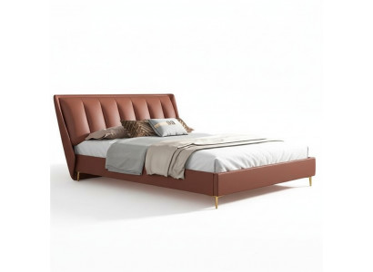 Luxus-Schlofkummer Bett Designer Miwwelen Duebelbett Better Holz Neit