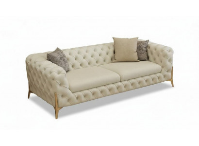 Sofa 2-Sëtzer Luxus Designer Couch Nei Sofa Luxus Polstersofas Zwësëtzer 176cm