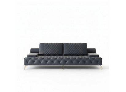 Canapé 3-Sëtzer Miwwelen Lieder Dräisëtzer Canapéë Wunnzëmmer Stil 3-Sëtzer Chesterfield