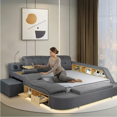 Multifunktion Bett Duebelbetter Modern 180x200cm Better Schlofzëmmer