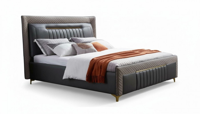 Modern Bett Betten modern Luxus Liederbett Hotelbett Duebelbett Nei