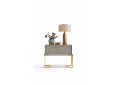 Wäiss Design Nuetsdësch Konsole Niewendëscher Schlofkummer Holz Luxus Konsolen