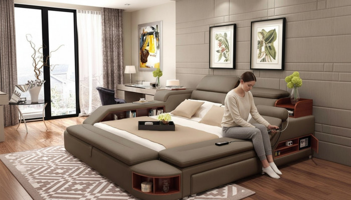 Multifunktionellt Bett Duebelbetter Modern Bettgestell Better 180x200cm