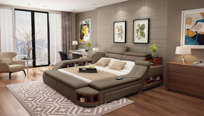 Multifunktionellt Bett Duebelbetter Modern Bettgestell Better 180x200cm
