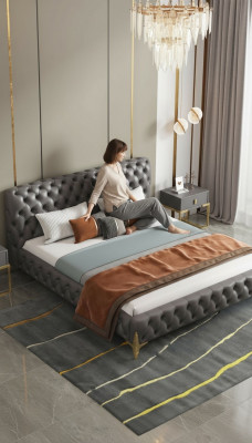 Chesterfield Bett Polster Design Luxus Duebel Hotel Better Luxus Hotel Neien