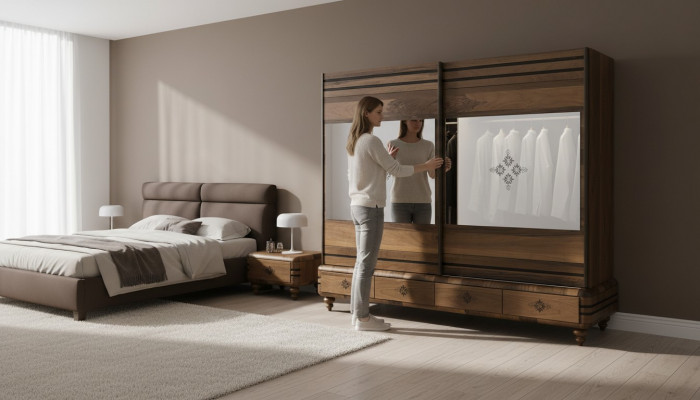 Moderne Kleederschaf Luxus Schaf Holz Schief Braun Schlofkummer