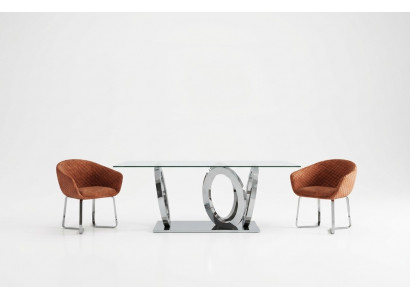 Moderne Designer Iesszëmmer Iessdësch Kichendësch Glasplack Stil Miwwelen