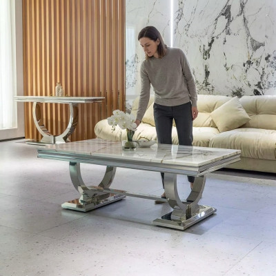 Couchtisch fir Verméige Luxus Dësch Design Dëscher Luxus Miwwelen Niewendësch