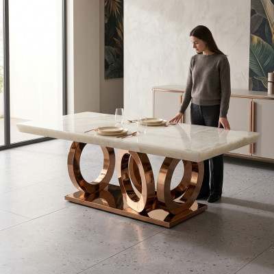 Metall Couchtisch Sofa Dësch Niewendësch Reckteckeg Couchtischen