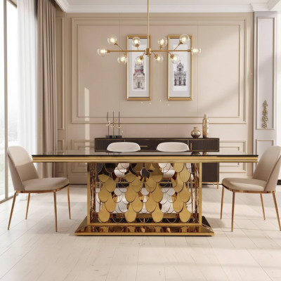 Iesszëmmerdësch Iessdësch Dëscher Modern Iesszëmmer Designer Miwwelen Iessdësch Dësch