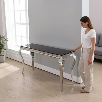Metallsäitbord Edelstol Konsolendëscher Säitbord Luxus Ariichtung Miwwelen