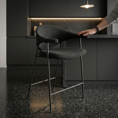 Stylvoll Iesszëmmer Still mat Stolbeen Modern