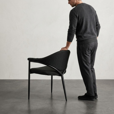 Schwaarzen Designer Still Luxus Iesszëmmer Eensëtzer Modern Ariichtung