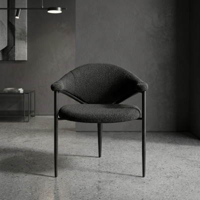 Schwaarzen Designer Still Luxus Iesszëmmer Eensëtzer Modern Ariichtung