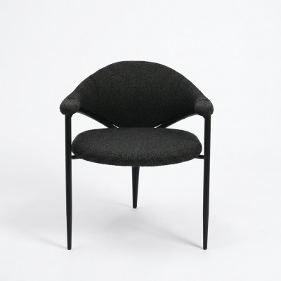 Schwaarzen Designer Still Luxus Iesszëmmer Eensëtzer Modern Ariichtung