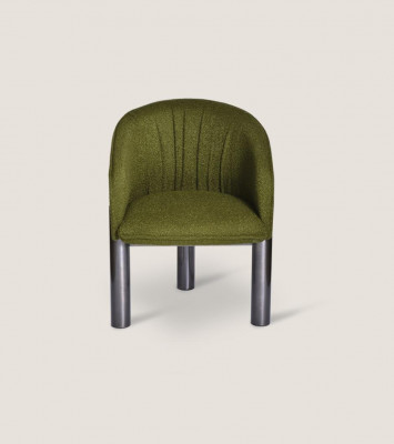 Luxus Gréng Fauteuil Einsëtzeger Modern Polstersëtz Stull Wunnzëmmer Miwwelen