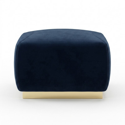 Designer Luxus Bloen Hocker Mat Edelstolrand Polster Stoff Miwwel Nei