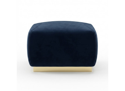 Designer Luxus Bloen Hocker Mat Edelstolrand Polster Stoff Miwwel Nei