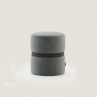 Moderner grousse-graue Hocker Luxus Bäistehocker Schlofkummer Miwwelen Stil Neit