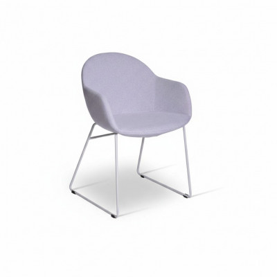 Lila Iesszëmmerstill Designer Polstersiessel Moderne Armlehnestull Nei