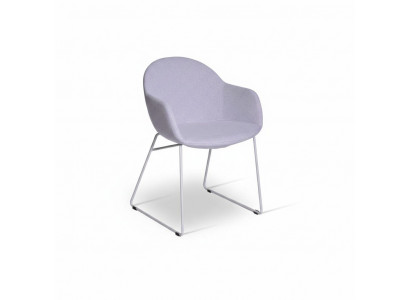 Lila Iesszëmmerstill Designer Polstersiessel Moderne Armlehnestull Nei