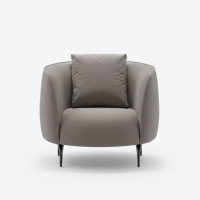 Taupe Modernen Sëtz Wunnzëmmer Einsitzer Luxus Design Polster Miwwel Lounge