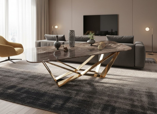 Luxus Iessdësch Marmor Iessdëscher Dësch Design Luxus Ariichtung 160x80