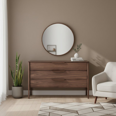 Kommod Spigel Modern Kommod mat Spigel Luxus Modern Design Kommoden