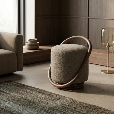 Luxus Hocker Schlofkummer Komfort Modern Miwwel Design Fousshocker Miwwel