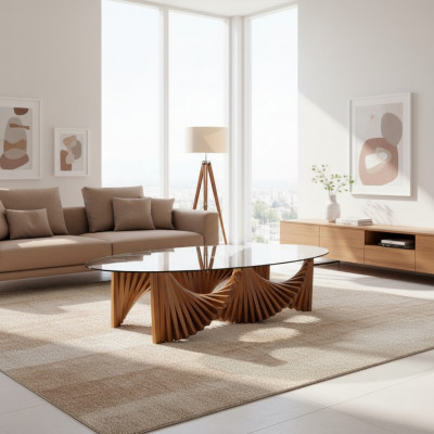 Design-Wunnzëmmertabell, Couchdësch, Luxus Kaffisdësch, Dësch