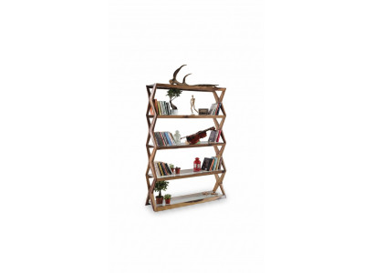 Bicherdéif Modernt Holz Regal Schaf Büro Designer Ariichtung Regaler