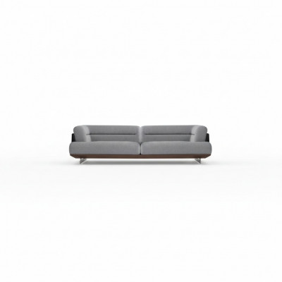 Luxus Sofa 3 Sëtzer Wunnzëmmer Polster Textil Dräisëtzer Canapé Luxus Design