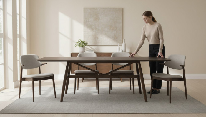 Luxus Dësch Braun Dëscher Iesszëmmer Iessdësch Neit Design Iessdëscher