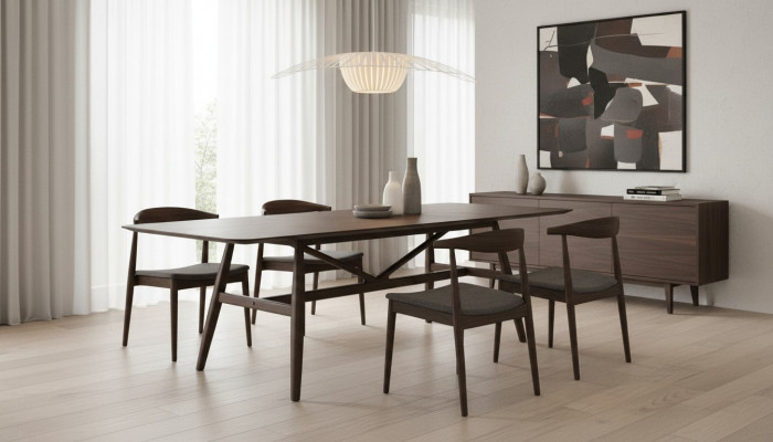 Luxus Dësch Braun Dëscher Iesszëmmer Iessdësch Neit Design Iessdëscher