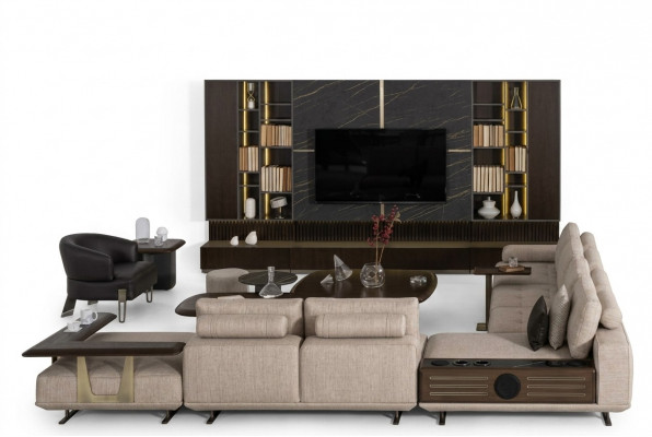 Wunnlandschaft L-Form Ecksofa Couch Design Polster Garnitur Sofa Eck Nei