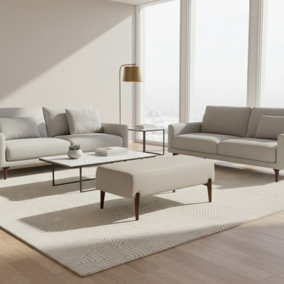 Luxus Hocker fir Schlofkummer Komfort mat Modernem Designen Fousshocker